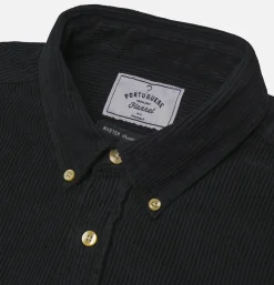 PORTUGUESE FLANNEL Lobo Shirt Black* Shirts & Polos
