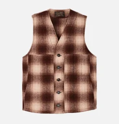 FILSON Mackinaw Wool Vest Brown Tan* Veste