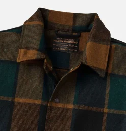FILSON Mackinaw Wool Work Plaid Green* Coats & Jackets