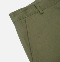 UNIVERSAL WORKS Military Chino Twill Lt Olive* Chinos