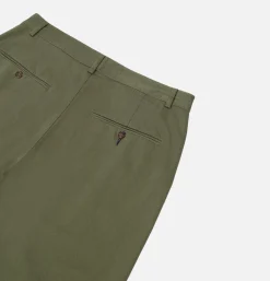 UNIVERSAL WORKS Military Chino Twill Lt Olive* Chinos