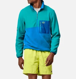 PATAGONIA M's Microdini Zip P/o Vessel Blue* Sweatshirts & Fleeces