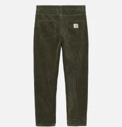 CARHARTT WIP Newel Pant Corduroy Office Green* Trousers