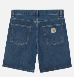 CARHARTT WIP Newel Short Blue Stone Washed* Shorts