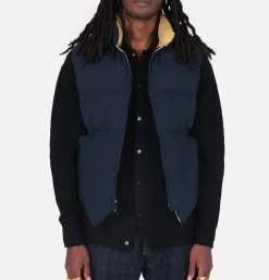 CRESCENT DOWN WORKS North by Northwest Vest Navy* Coats & Jackets