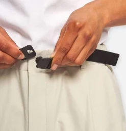 GOLDWIN One Tuck Ankle Pants Beige* Trousers