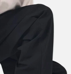 GOLDWIN One Tuck Tapered Stretch Black* Trousers