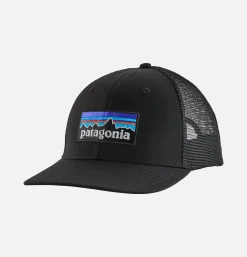 PATAGONIA ACCESSORIES P6 Logo Cap Black* Caps & Hats