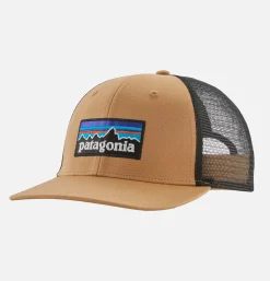 PATAGONIA ACCESSORIES P6 Logo Cap Grayling Brown* Caps & Hats