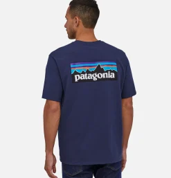 PATAGONIA P6 Logo Tee Classic Navy* T-shirts