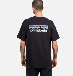 PATAGONIA P6 Logo T-shirt Black* T-shirts