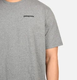 PATAGONIA P-6 Logo T-shirt Gravel Heather* T-shirts