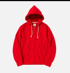 JACKMAN Parka Sweatshirt Red* Sweatshirts & Fleeces