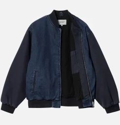 CARHARTT WIP Paxon Bomber Navy Stone Washed* Veste