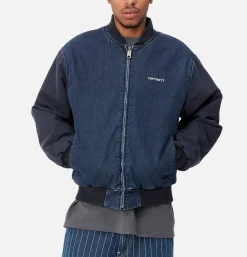 CARHARTT WIP Paxon Bomber Navy Stone Washed* Veste