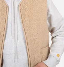 COLDBREAKER Pepitco Vest Beige* Sweatshirts & Fleeces