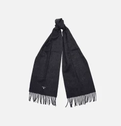 BARBOUR Plain Lambswool Scarf Charcoal* Gloves • Beanies • Scarves