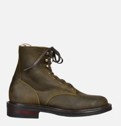 UNMARKED Plain Toe Db Hunter Waxed Olive* Boots