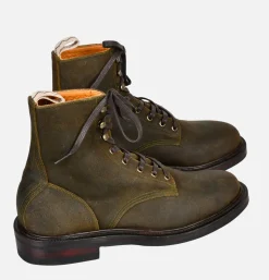 UNMARKED Plain Toe Db Hunter Waxed Olive* Boots