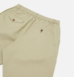 UNIVERSAL WORKS Pleated Track Pant Stone* Trousers