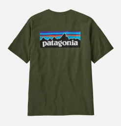 PATAGONIA P6-logo Tee Torrey Pine Green* T-shirts