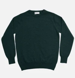 WILLIAM LOCKIE Pull Col Rond Green Astra* Knitwear