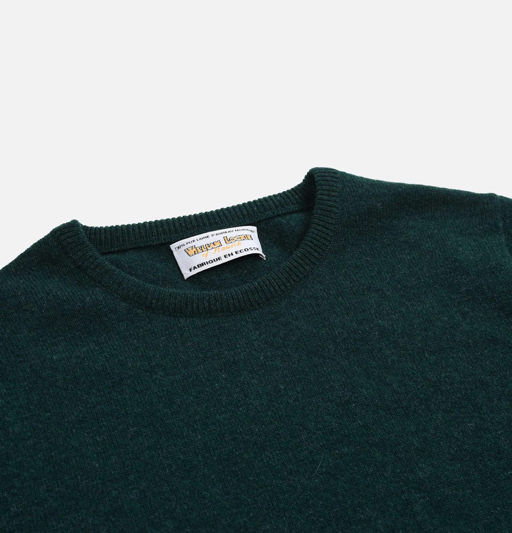 WILLIAM LOCKIE Pull Col Rond Green Astra* Knitwear
