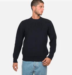 NITTO KNITWEAR Pull Vasken Col Rond Navy* Knitwear