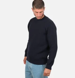 NITTO KNITWEAR Pull Vasken Col Rond Navy* Knitwear