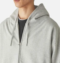 SNOW PEAK Recycled Cotton Zipup Hoodie Grey* Sweatshirts & Fleeces