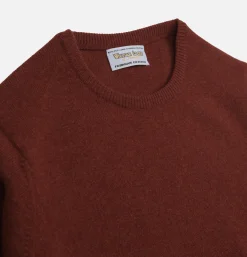WILLIAM LOCKIE Round Neck Knit Sienna* Knitwear