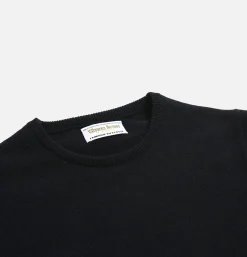 WILLIAM LOCKIE Round Neck Pullover Black* Knitwear