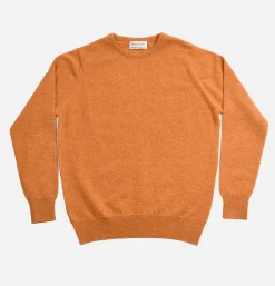 WILLIAM LOCKIE Round Neck Pullover Gazelle* Knitwear