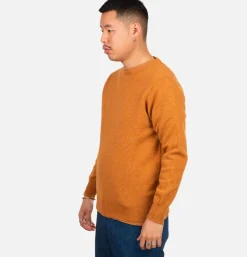 WILLIAM LOCKIE Round Neck Pullover Gazelle* Knitwear