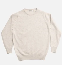 WILLIAM LOCKIE Round Neck Pullover Linen* Knitwear
