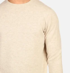 WILLIAM LOCKIE Round Neck Pullover Linen* Knitwear