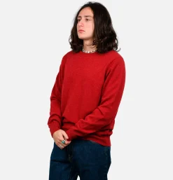 WILLIAM LOCKIE Round Neck Pullover Poppy Mix* Knitwear