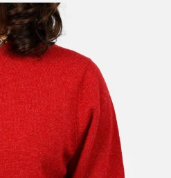 WILLIAM LOCKIE Round Neck Pullover Poppy Mix* Knitwear