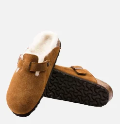 BIRKENSTOCK Shoes Boston Shearling Mink*Women Sandales|Shoes