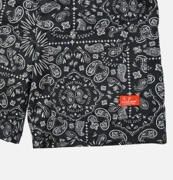 COOKMAN Short Front Pocket Paisley Black* Shorts