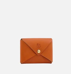 IL BISONTE Sovana Card Case Miel* Small Leather Goods