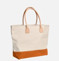 HERITAGE LEATHER COMPANY Suede Day Tote Bag Brown* Tote-bags