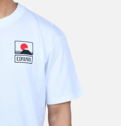 EDWIN Sunset On Mt Fuji Tee White* T-shirts