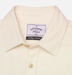PORTUGUESE FLANNEL Teca Ecru Shirt* Shirts & Polos