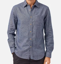 PORTUGUESE FLANNEL Teca Shirt Indigo* Shirts & Polos