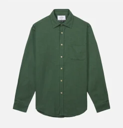 PORTUGUESE FLANNEL Teca Shirt Moss Green* Shirts & Polos