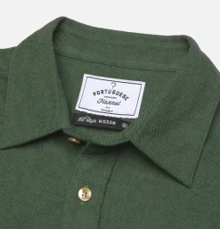 PORTUGUESE FLANNEL Teca Shirt Moss Green* Shirts & Polos