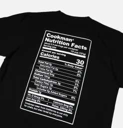 COOKMAN Tee Shirt Nutrition Facts Black* T-shirts