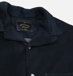 PORTUGUESE FLANNEL Terry Shirt Navy* Shirts & Polos