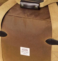 FILSON Tin Cloth Medium Duffle Bag Dark Tan* Travel Bags